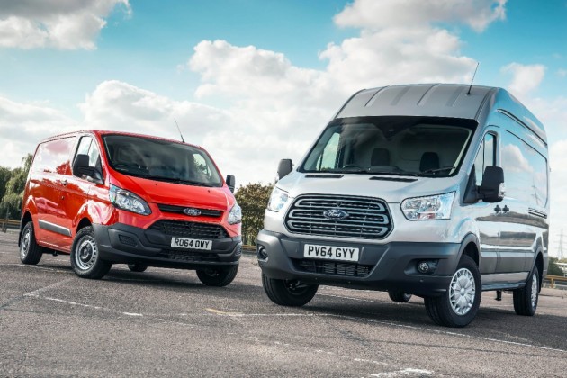 Ford Transit Custom and Ford Transit both winners at the 2015 Vans A2Z Awards