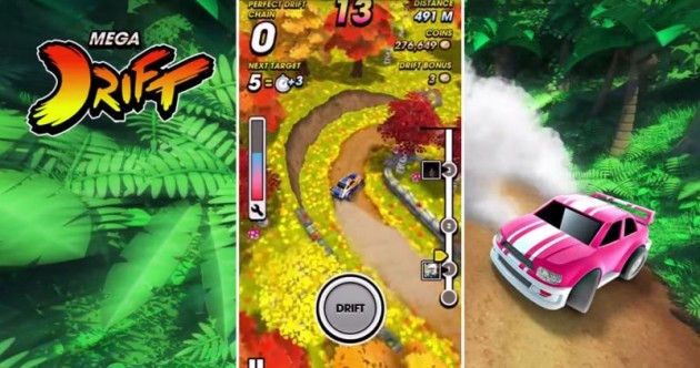 New Mega Drift iOS Game App Blackbeard racing game