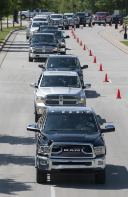 Ram Truck Round-Up was officially the longest parade of pickup trucks ever