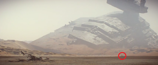 Still from Star Wars The Force Awakens trailer