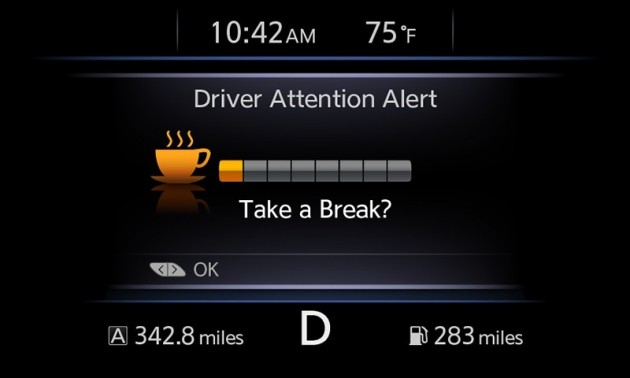 Nissan's "Driver Attention Alert"