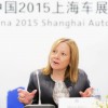 Mary Barra at Auto Shanghai 2015