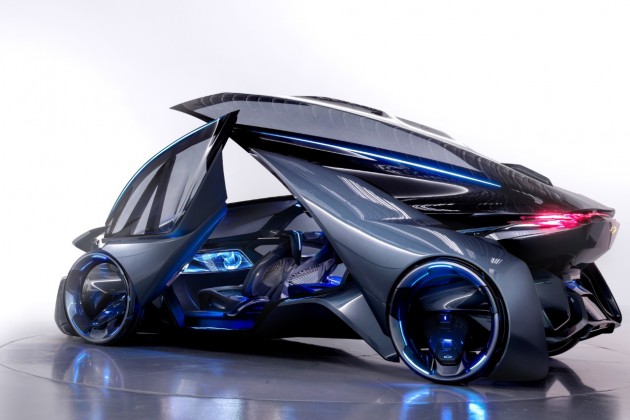 The self-driving Chevrolet-FNR concept debuts at Auto Shanghai 2015