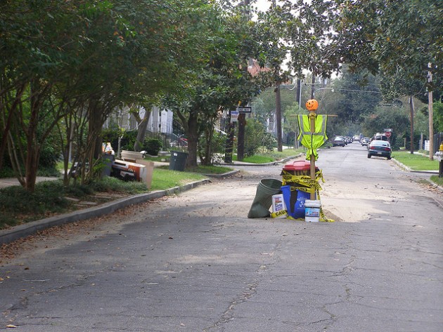 new orleans pothole