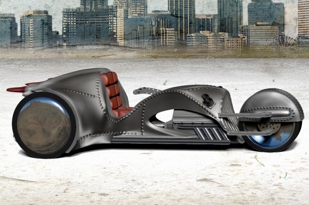 William Shatner's Riven One trike motorcycle