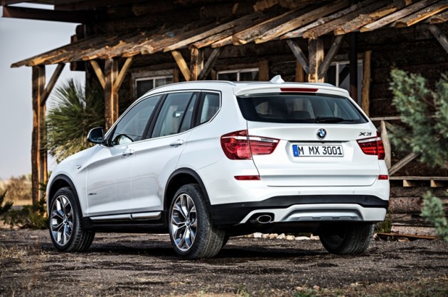 2015 BMW X3 SUV white exterior electric news