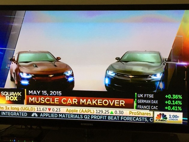 CNBC reveals the new 2016 Camaro