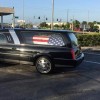 hearse casket dunkin donuts