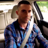 Adam Levine in new Nissan Maxima