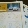 BMW Isetta papercraft instructions template