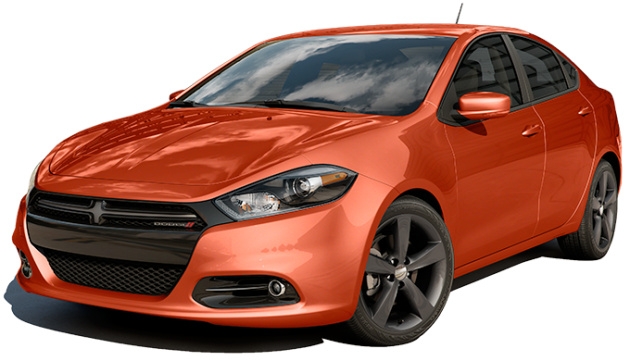 The 2015 Dodge Dart in Vitamin C - best exterior colors offered by Dodge