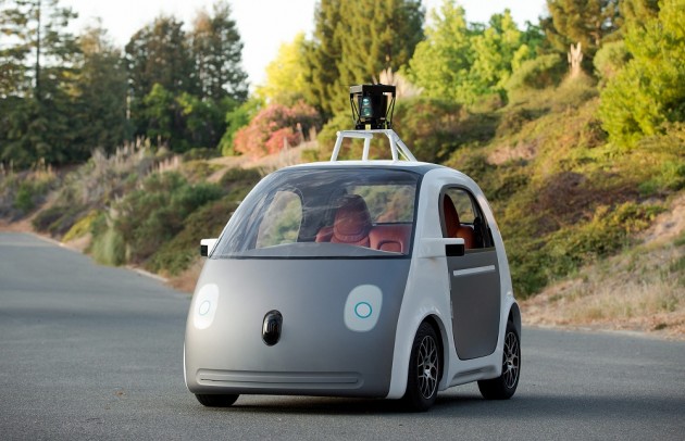 Google self-driving car old prototype