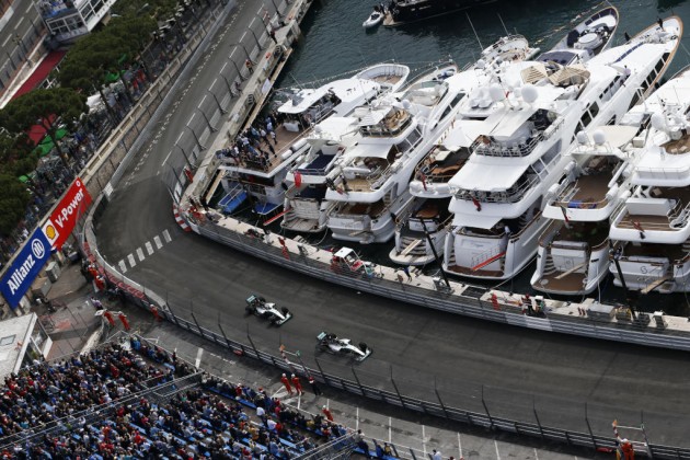 Mercedes teammates Lewis Hamilton and Nico Rosberg at the 2015 Monaco Grand Prix | 2015 Monaco Grand Prix recap