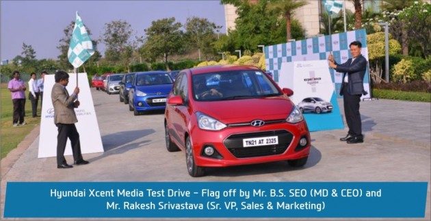 Hyundai India Xcent test drive factory production