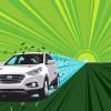 Hyundai's Everyday Superheroes The League of Tucson Fuel Cell Drivers car artwork