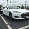 A 2015 Tesla Model S was also in attendance