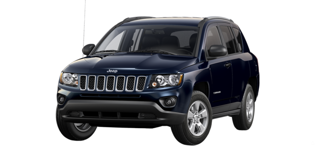 The 2015 Jeep Compass in True Blue Pearl - Best exterior colors offered by Jeep