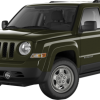 The 2015 Jeep Patriot in Eco Green Pearl - Best exterior colors offered by Jeep