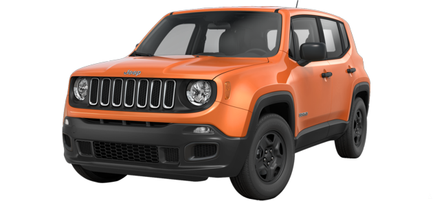 The 2015 Jeep Renegade in Omaha Orange - Best exterior colors offered by Jeep