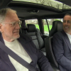 Seinfeld drives Letterman's 380 hp Volvo station wagon