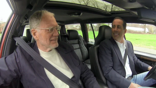 Seinfeld drives Letterman's 380 hp Volvo station wagon