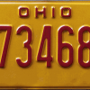 Ohio Scarlet Letter Plate