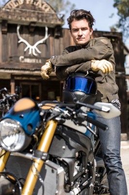 Orlando Bloom Customizes, Rides BMW S 1000 R Motorcycle Motorrad picture