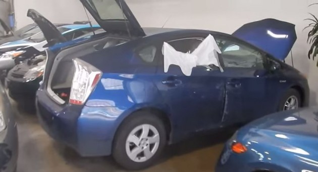 Prius with stolen battery