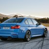 2015 BMW M3 information blue rear end