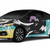 A custom, autographed 1D 2015 Honda Civic