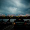 Approaching the Chicago Skyway toll booth