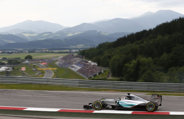 The scenery is quite breathtaking at the Red Bull Ring