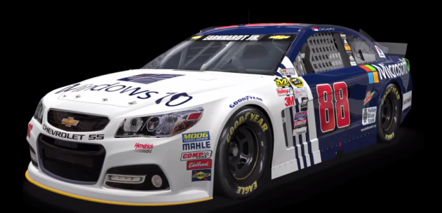 Microsoft will be sponsoring the No. 88 Chevrolet SS for two races this year.