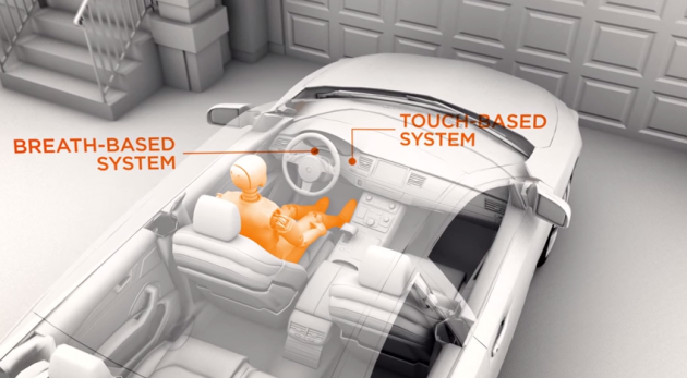 NHTSA DADSS touch/breath-based systems