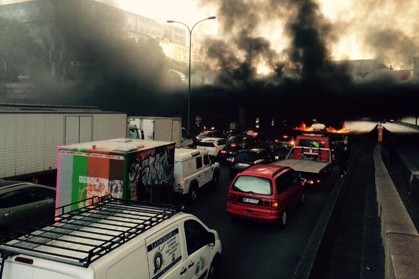 Paris Uber Protest