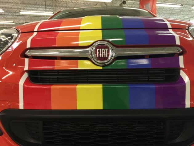 Fiat Chrysler Automobiles Motor City Pride 2016 Fiat 500X