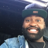 Brandon Spikes takes a selfie inside his 2011 Mercedes Maybach