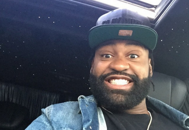 Brandon Spikes takes a selfie inside his 2011 Mercedes Maybach 