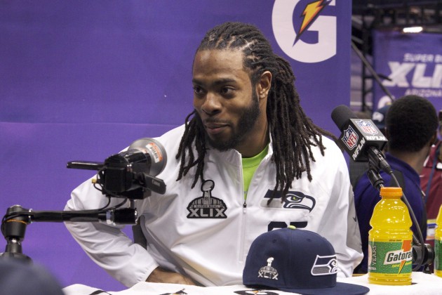 NFL player Richard Sherman.