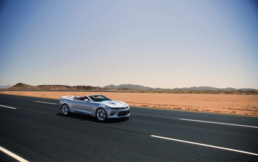 The 2016 Chevrolet Camaro convertible