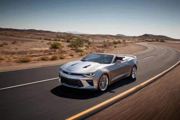 The 2016 Chevrolet Camaro convertible