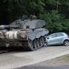 Toyota Yaris vs tank