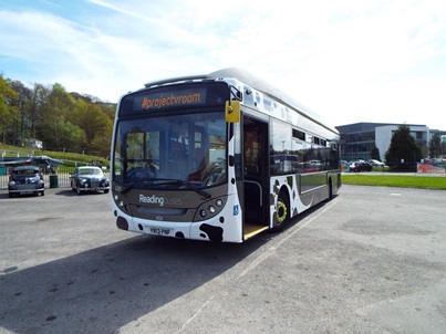 cow poop powered bus hound