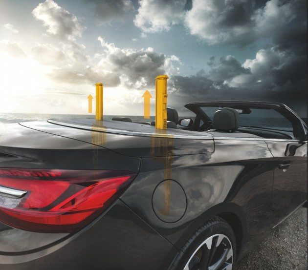 2016 Cascada roll bars deployed