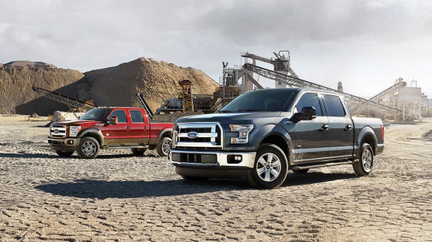 2015 Ford Super Duty and 2015 Ford F-150