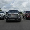 2016 GMC Sierra (L to R) SLT, Denali and All Terrain