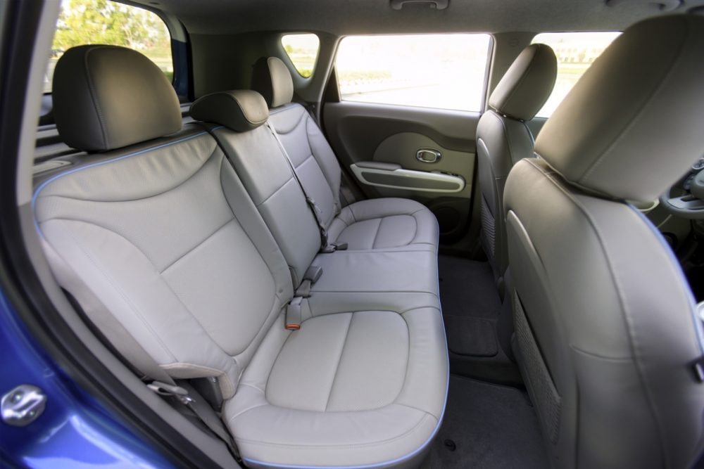 2016 Kia Soul EV backseat