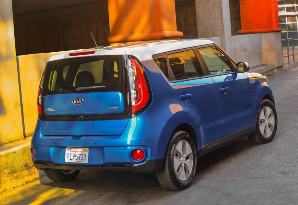 2016 Kia Soul EV rearview