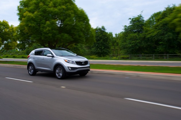 2016 Kia Sportage driving