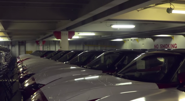 2016 Mazda MX-5s sleeping in freighter